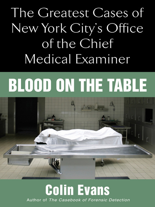 Title details for Blood On the Table by Colin Evans - Available